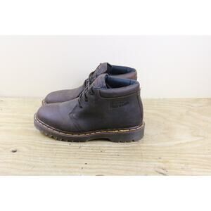 Vintage Doc Dr Martens Boots Womens 9 Brown Leather 807 Combat England Shoes